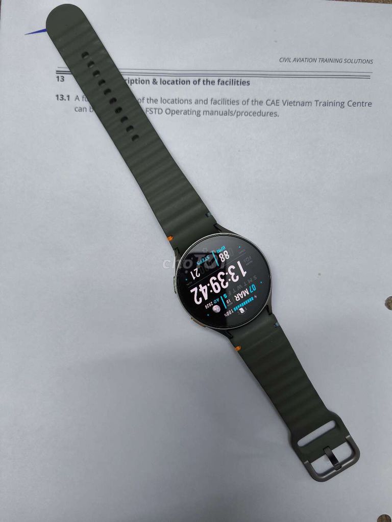 Samsung Watch 7 Xám. Mua bán Thiết bị đeo thông minh tại Quận 12 Tp Hồ Chí Minh được đăng bởi Tịnh hình 1