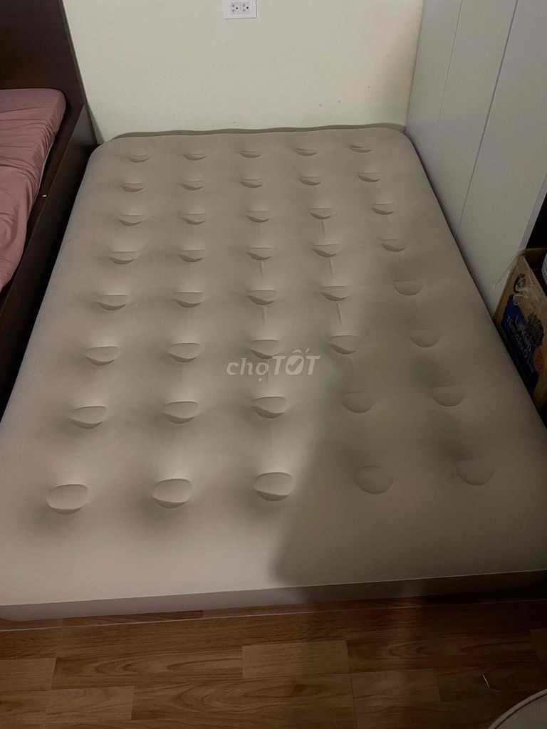 Đệm hơi Nhung Trắng 191x137x22cm. Mua bán Giường, chăn ga gối nệm tại Quận Hoàng Mai Hà Nội được đăng bởi Phạm thanh hiền hình 1