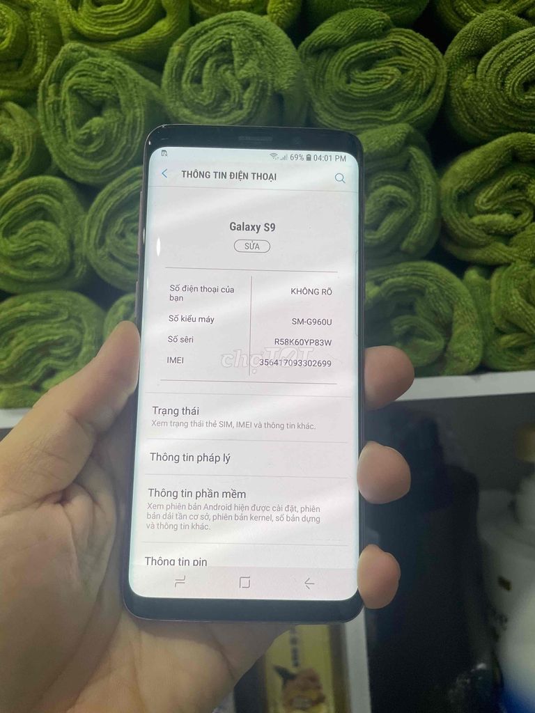 Bán Samsum S9 Bãn 1 sim