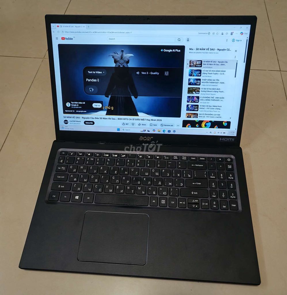 Acer A315 i5 1135g7 8/128 15.6. Mua bán Laptop tại Quận Ngũ Hành Sơn Đà Nẵng được đăng bởi José Mourinho hình 1