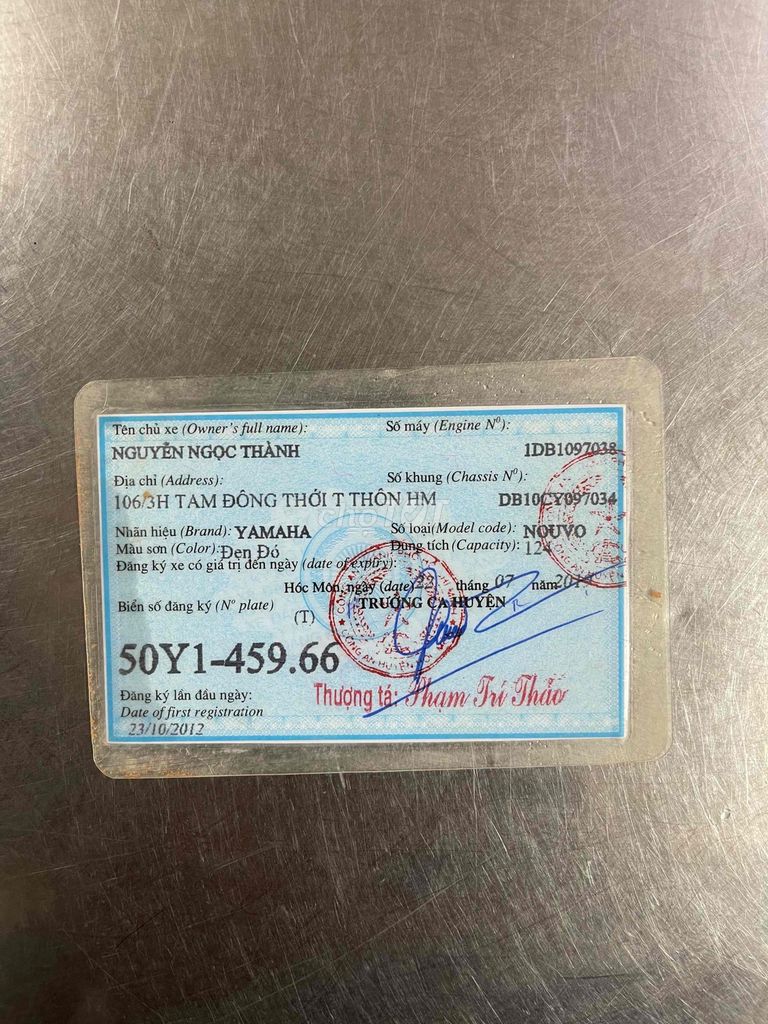NOUVO Fi 2012 9 CHỦ TP HỖ TRỢ GÓP OĐ CÓ GL ĐỖI XE. Mua bán Xe máy tại Huyện Hóc Môn Tp Hồ Chí Minh được đăng bởi Khaianh  hình 5