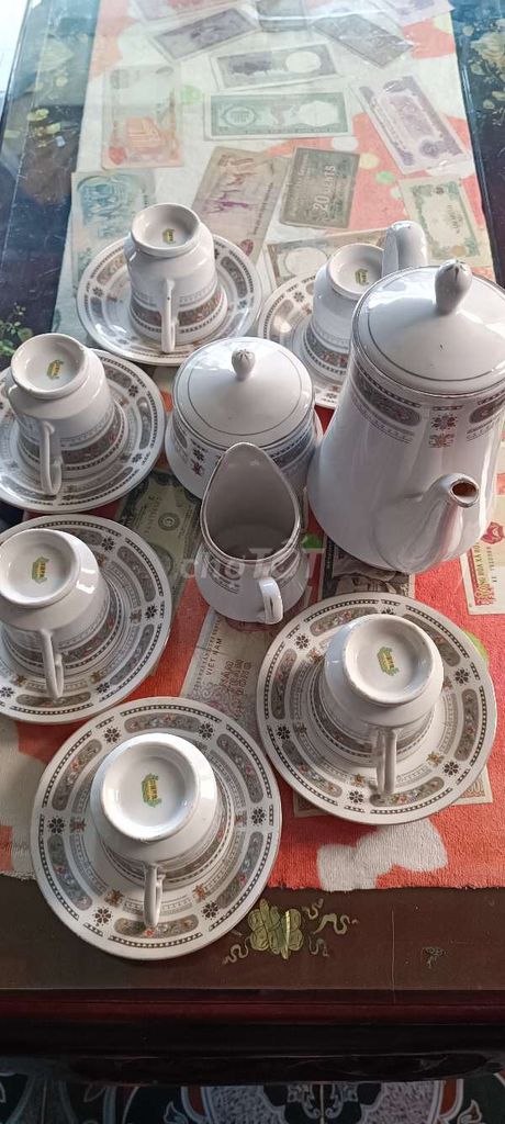 Bộ ấm trà Gốm sứ Trắng. Mua bán Nội thất, đồ gia dụng khác tại Huyện Củ Chi Tp Hồ Chí Minh được đăng bởi Hữu Nghĩa hình 1