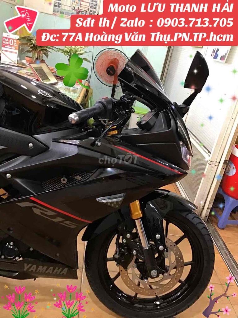 YAMAHA R15V3 150.SX 2018.ODO 10K.XE LƯỚT.SIÊU ĐẸP. Mua bán Xe máy tại Quận Phú Nhuận Tp Hồ Chí Minh được đăng bởi MOTO LUU THANH HAI  77A hình 6