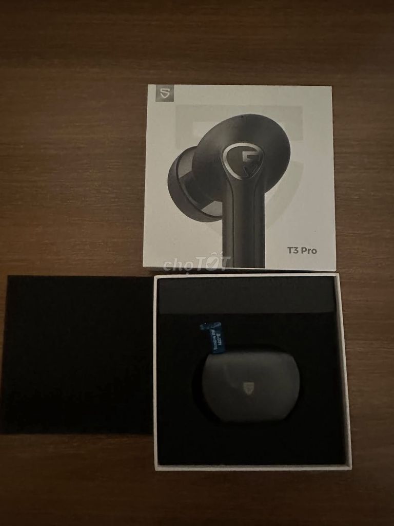 Tai nghe Bluetooth Soundpeats T3 Pro Đen Đã sử dụng. Mua bán Tivi, Âm thanh tại Quận Gò Vấp Tp Hồ Chí Minh được đăng bởi Hội Đồ Điện Tử hình 1
