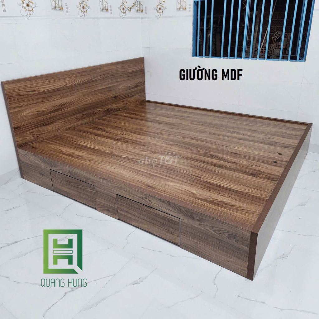 GIƯỜNG MDF-GIƯỜNG MDF=GIƯỜNG MDF=GIƯỜNG MDF$GIƯỜNG. Mua bán Giường, chăn ga gối nệm tại Quận 1 Tp Hồ Chí Minh được đăng bởi NỘI THẤT NHÀ XINH hình 1