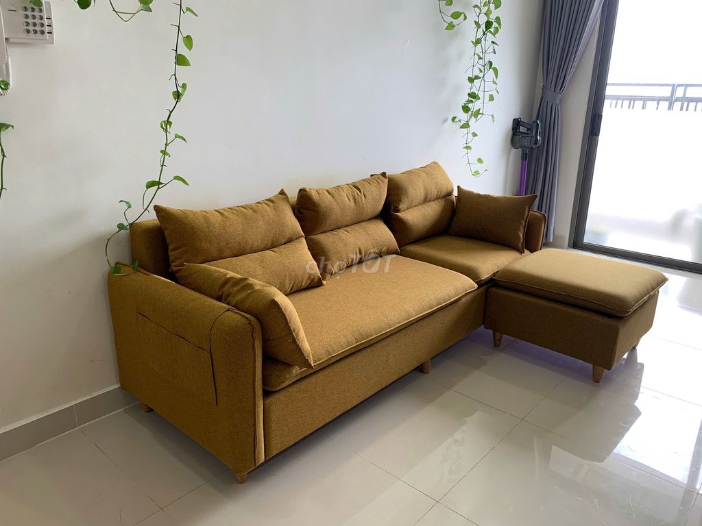 BÁN GHẾ SOFA CŨ VẢI CANVAS