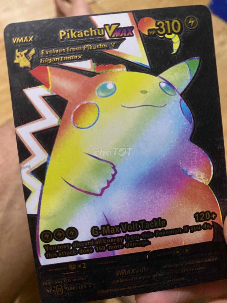 Thẻ bài Pokemon Pikachu VMAX Hiếm