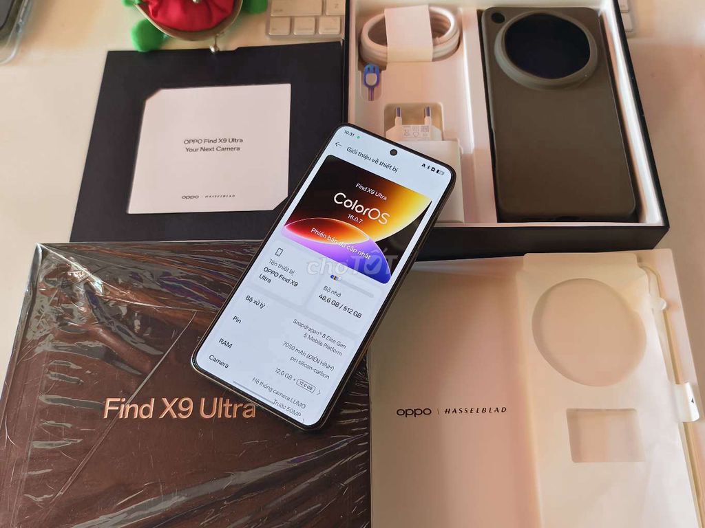 Oppo Find X9 Ultra 512GB Quốc Tế fullbox tặng pk. Mua bán Điện thoại tại Quận Liên Chiểu Đà Nẵng được đăng bởi Minh Hiệp CócXanhMobile hình 1