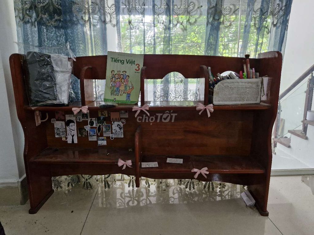 Kệ sách Gỗ thật màu Nâu. Mua bán Tủ, kệ gia đình tại Thành phố Thủ Đức Tp Hồ Chí Minh được đăng bởi khánh ngọc hình 1