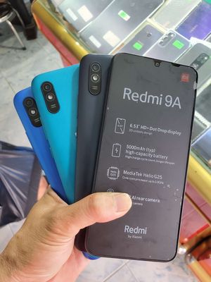 Redmi 9A Ram 6/128gb pin khủng 5000 2 SIM 99% KEN