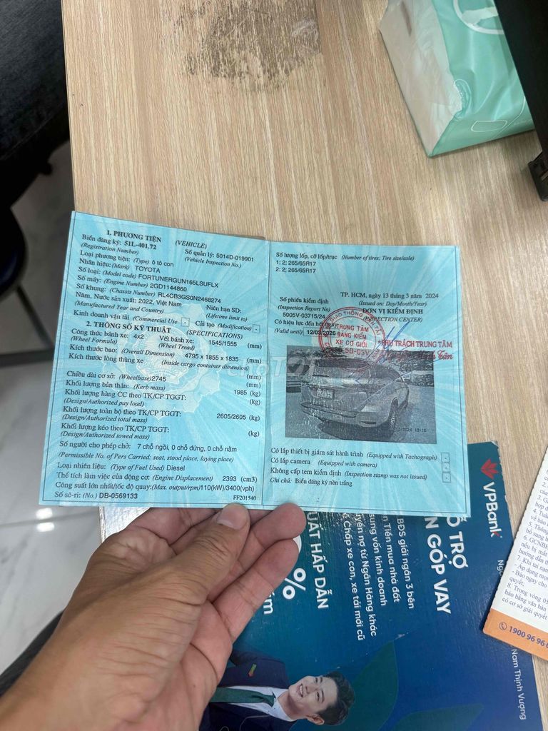 Toyota Fortuner 2022 2.4 4x2 MT - 90000 km. Mua bán Ô tô tại Quận 8 Tp Hồ Chí Minh được đăng bởi trung nam  hình 7