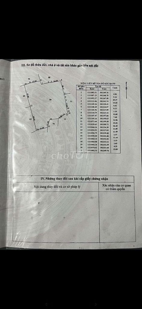 Cần bán gấp 2962m đất vườn