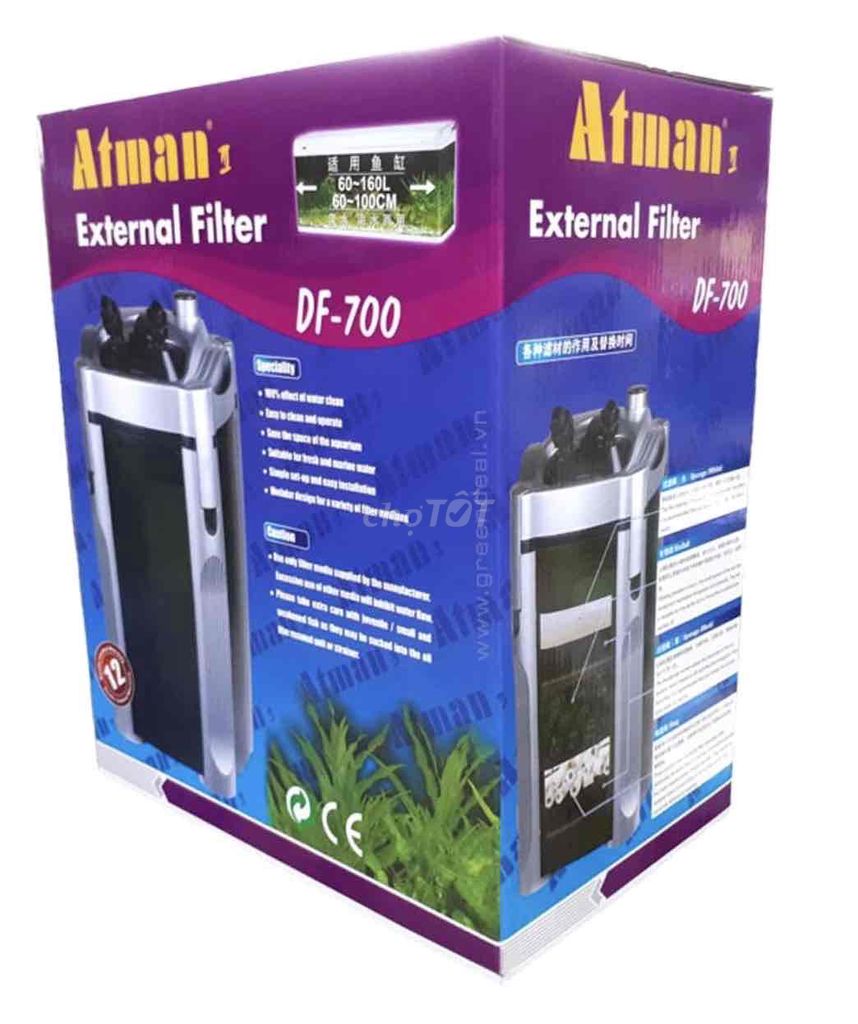 Lọc thùng Atman DF700 Đã sử dụng. Mua bán Phụ kiện, Thức ăn, Dịch vụ tại Quận Hoàng Mai Hà Nội được đăng bởi Nguyen Nhan hình 1