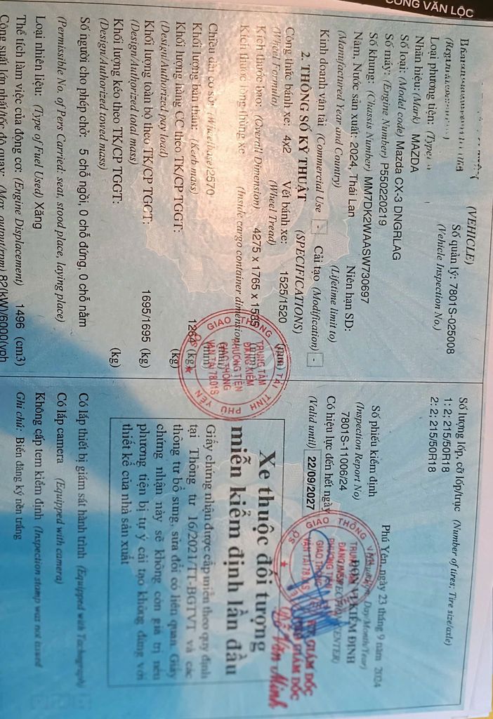 Mazda CX 3 2024 Deluxe 1.5 AT - 12000 km. Mua bán Ô tô tại Thành phố Thủ Đức Tp Hồ Chí Minh được đăng bởi Nguyễn Văn Hào hình 3