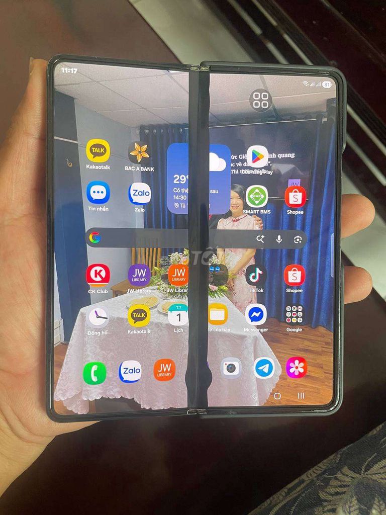 Samsung Z Fold 4 256GB  Hỏng màn trong. Mua bán Điện thoại tại Huyện Thanh Trì Hà Nội được đăng bởi đồ linh tinh ko dùng hình 1