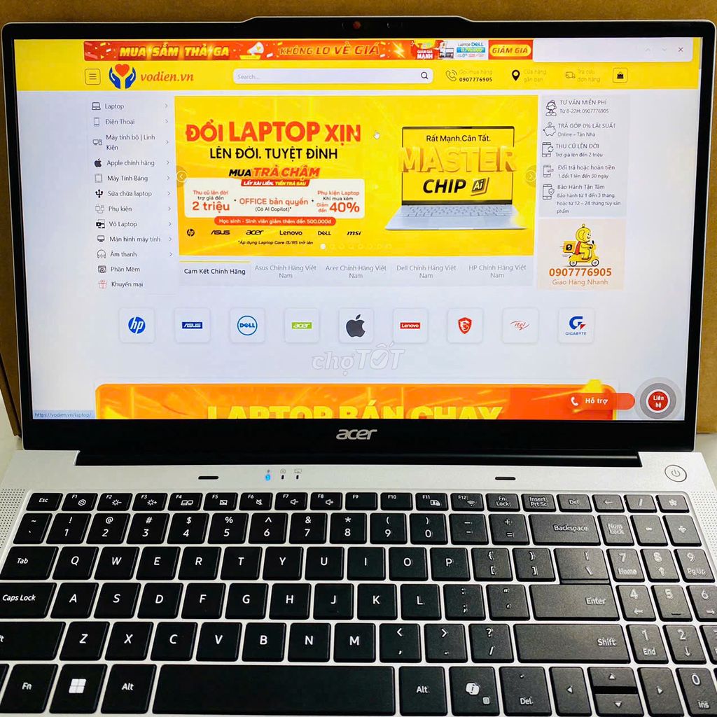 Acer Aspire Lite 15 i7-13620H 16/512 Win11-FullBox. Mua bán Laptop tại Quận Ninh Kiều Cần Thơ được đăng bởi Võ Diện hình 1