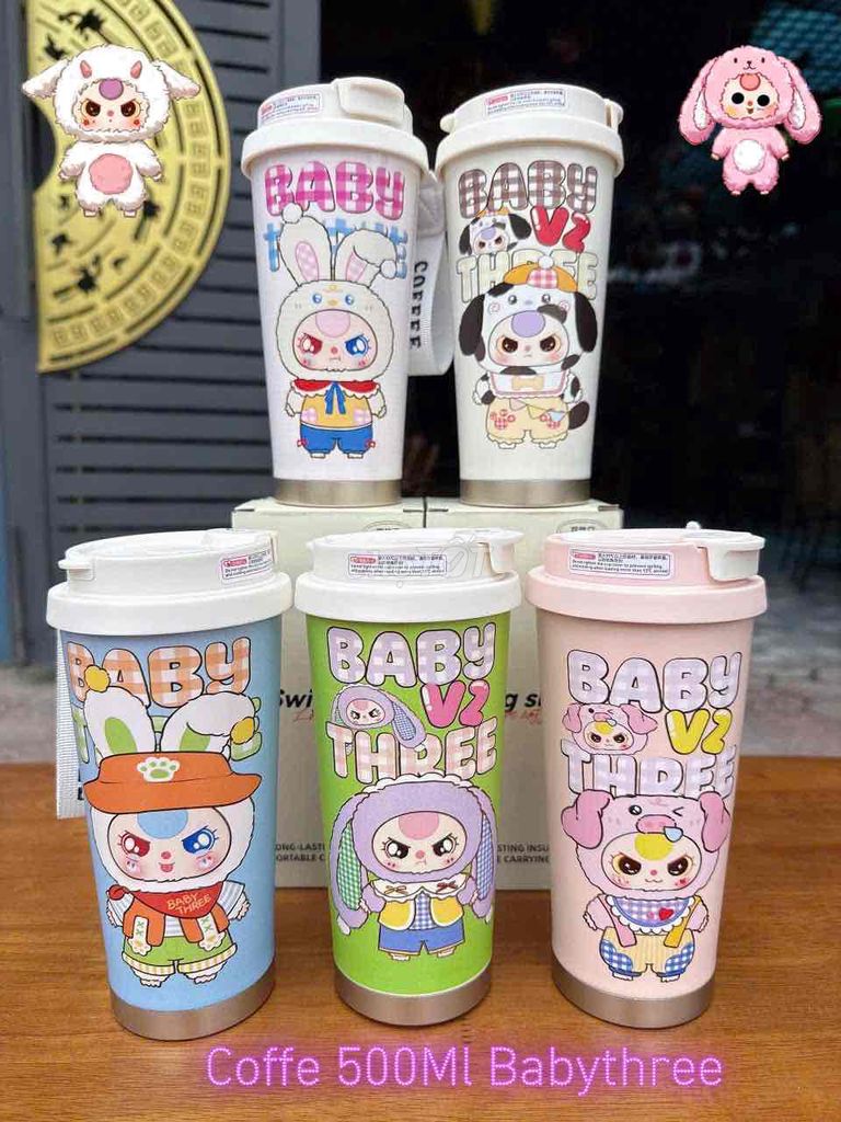 LY GIỮ NHIỆT BABY THREE 500ml