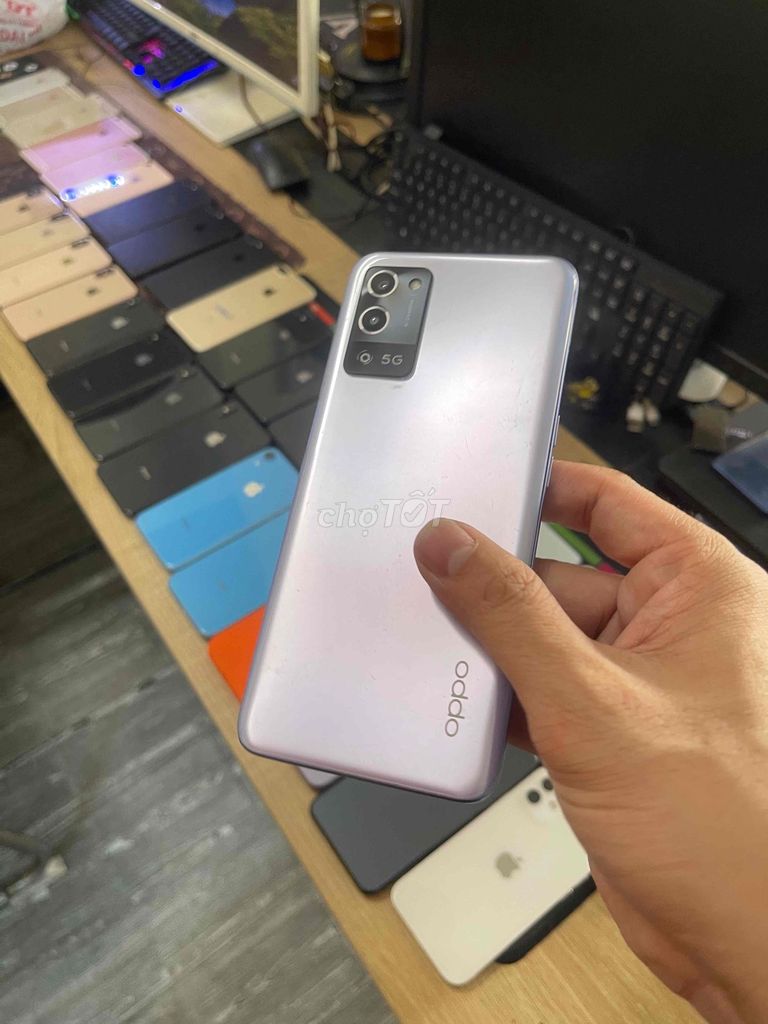 Oppo Tím nhạt a55. Mua bán Điện thoại tại Quận Cẩm Lệ Đà Nẵng được đăng bởi Sim Số Đại Tài hình 1