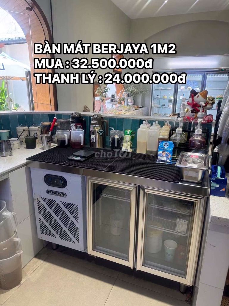 Bàn mát Berjaya 1M2 Kim loại Bạc. Mua bán Tủ lạnh tại Quận Bình Thạnh Tp Hồ Chí Minh được đăng bởi Ngân Hà hình 1