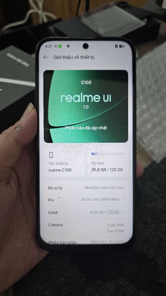Realme C100 128GB Đen. Mua bán Điện thoại tại Quận Thanh Xuân Hà Nội được đăng bởi Shandp thanh xuân hình 1