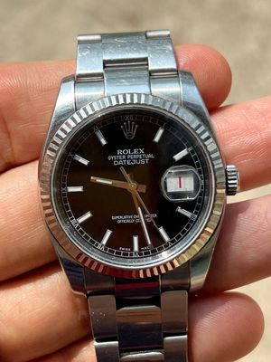 Đồng hồ Rolex 116234 size 36 mặt đen