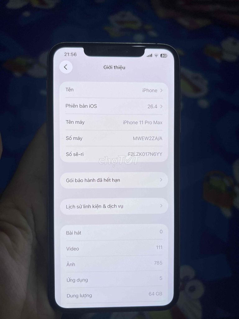 Apple iPhone 11 Pro Max. Mua bán Điện thoại tại Thành phố Tân An Long An được đăng bởi L Trần hình 1