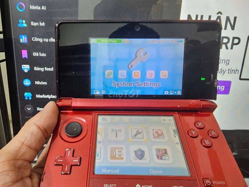 Nintendo 3DS Đỏ - Cũ