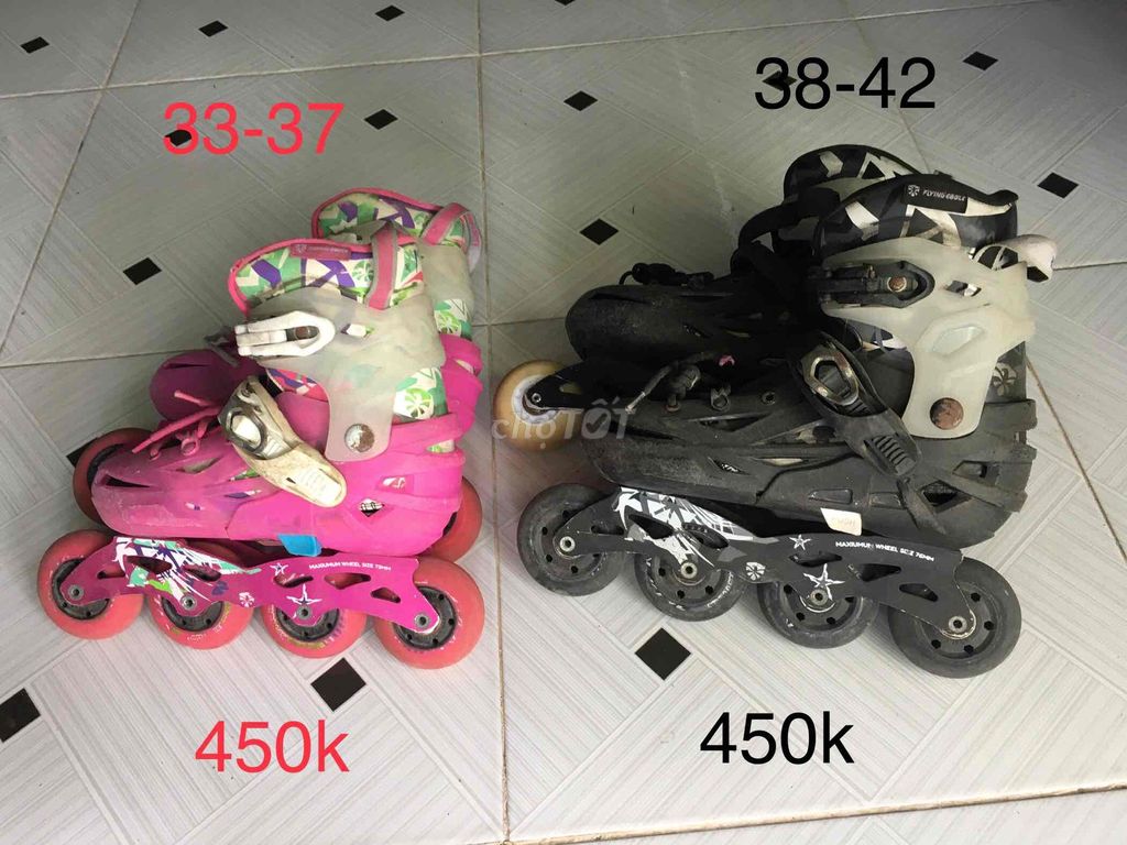 Giày patin trẻ em Hồng, Đen size 33-37. Mua bán Đồ thể thao, Dã ngoại tại Thành phố Cam Ranh Khánh Hòa được đăng bởi Thông hình 1