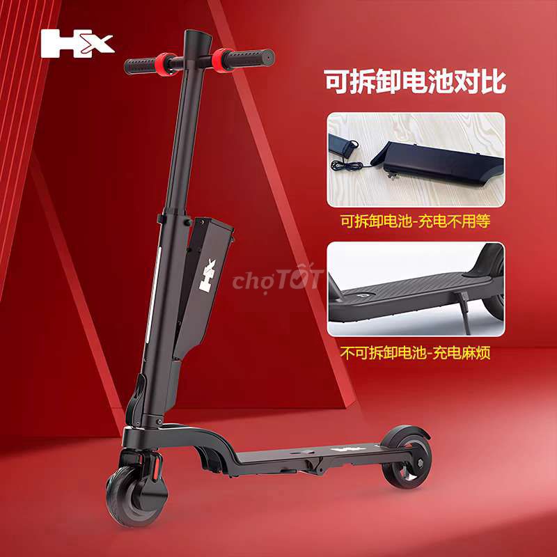 Xe Scooter điện gấp gọn vừa balo Hx X6. Mua bán Xe điện tại Quận Ba Đình Hà Nội được đăng bởi Bùi Tuấn Anh hình 4
