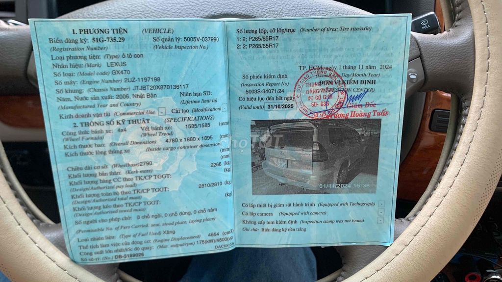 Lexus GX 2006 - 120000 km 470. Mua bán Ô tô tại Quận Bình Thạnh Tp Hồ Chí Minh được đăng bởi Tỉnhuong hình 6