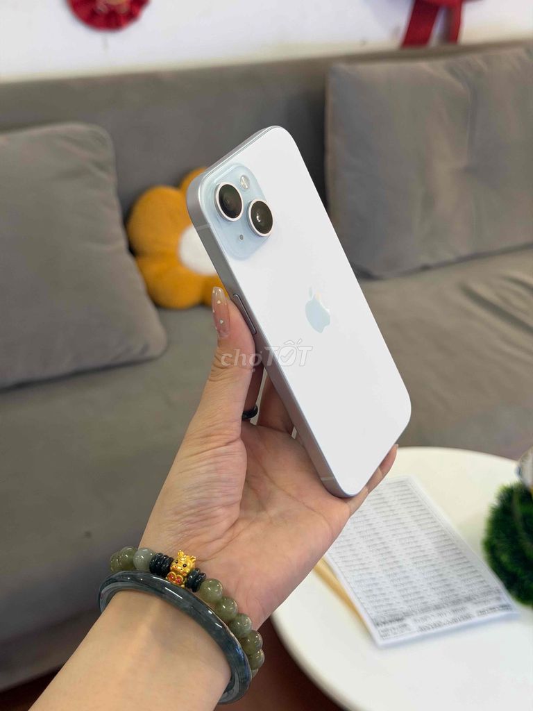 Apple iPhone 15 128GB Xanh Hàn Quốc Like New 99%. Mua bán Điện thoại tại Quận 8 Tp Hồ Chí Minh được đăng bởi CA REM BÁN TÁO hình 1
