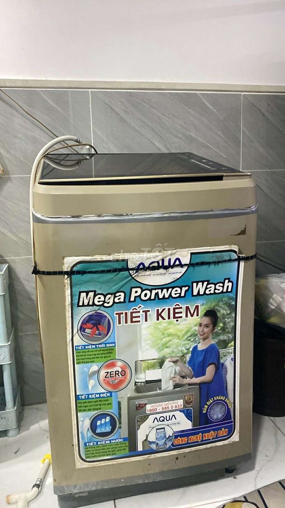 Máy giặt Aqua 8kg. Mua bán Máy giặt tại Quận 12 Tp Hồ Chí Minh được đăng bởi Trần tâm hình 1
