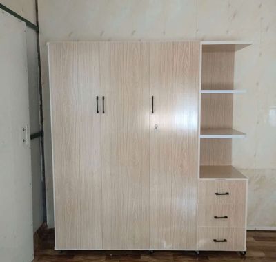 TỦ NHỰA ĐÀI LOAN 3 CÁNH 1 KỆ MÀU XOAN ĐÀO. Mua bán Tủ, kệ gia đình tại Thị xã Bến Cát Bình Dương được đăng bởi Tủ nhựa đài loan hoàng quân