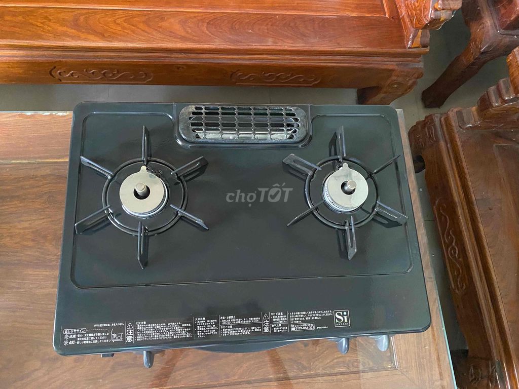 Bếp ga Rinnai mặt men Đen. Mua bán Bếp, lò, đồ điện nhà bếp tại Thành phố Vĩnh Long Vĩnh Long được đăng bởi minhtu hình 1