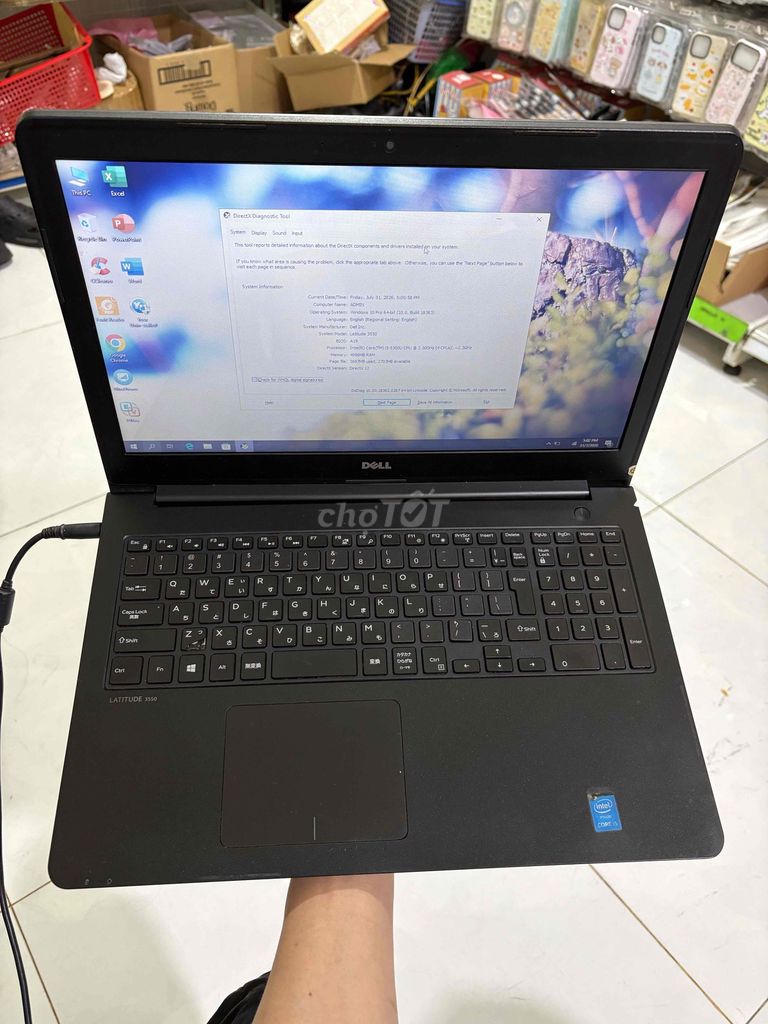 Dell Latitude 3550 i5 5300u 4GB/320GB Đen. Mua bán Laptop tại Quận 6 Tp Hồ Chí Minh được đăng bởi Máy Tính Bảo Ngọc hình 1