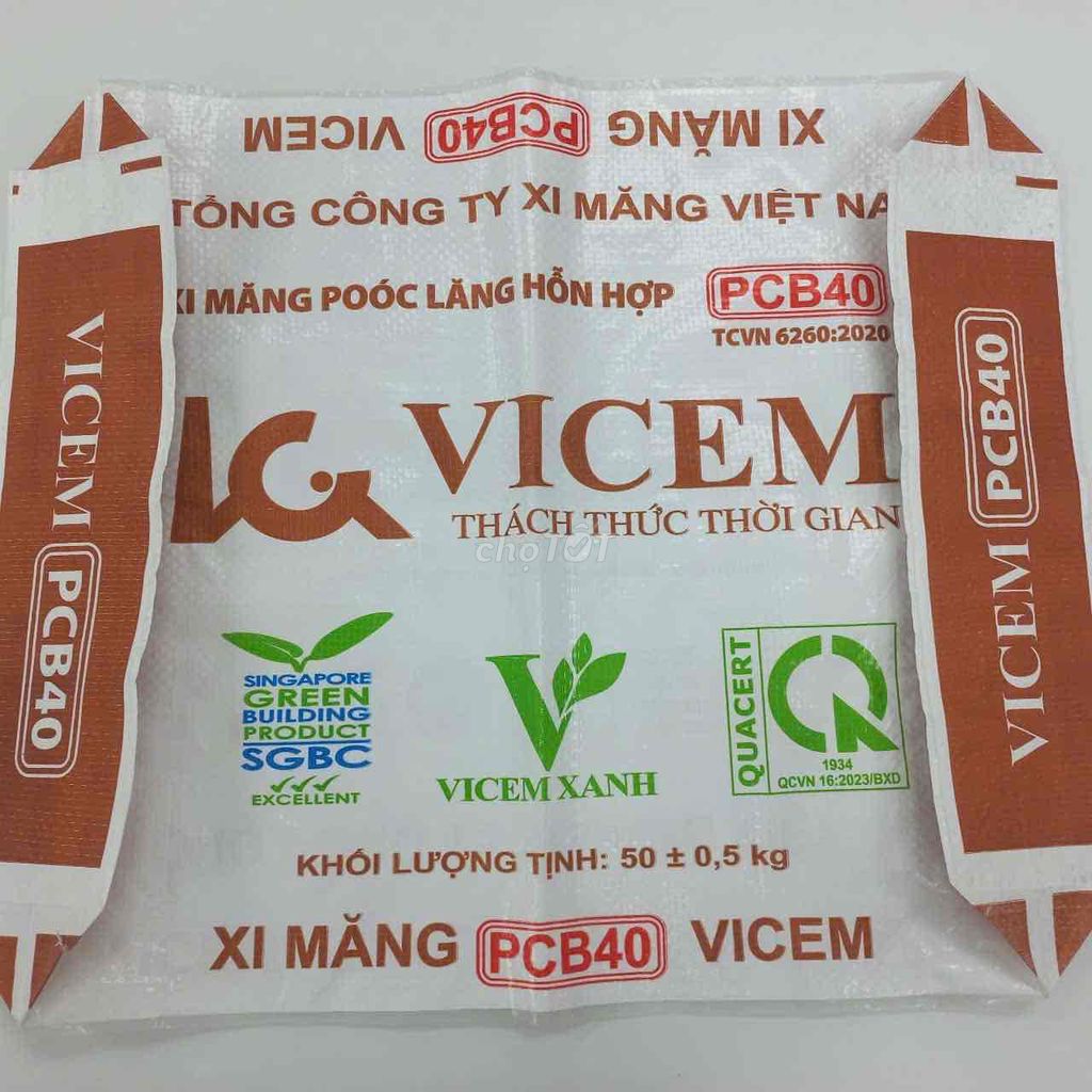 Xi măng VICEM PCB40 50 kg. Mua bán Đồ chuyên dụng, Giống nuôi trồng tại Quận Cái Răng Cần Thơ được đăng bởi Shop vật tư xây dựng hình 1