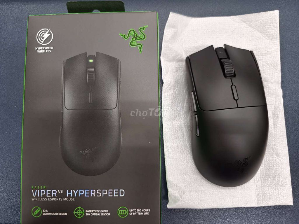 Chuột Razer Viper V3 Hyperspeed fullbox. Mua bán Phụ kiện (Màn hình, Chuột...) tại Quận 5 Tp Hồ Chí Minh được đăng bởi HuyKoD hình 1