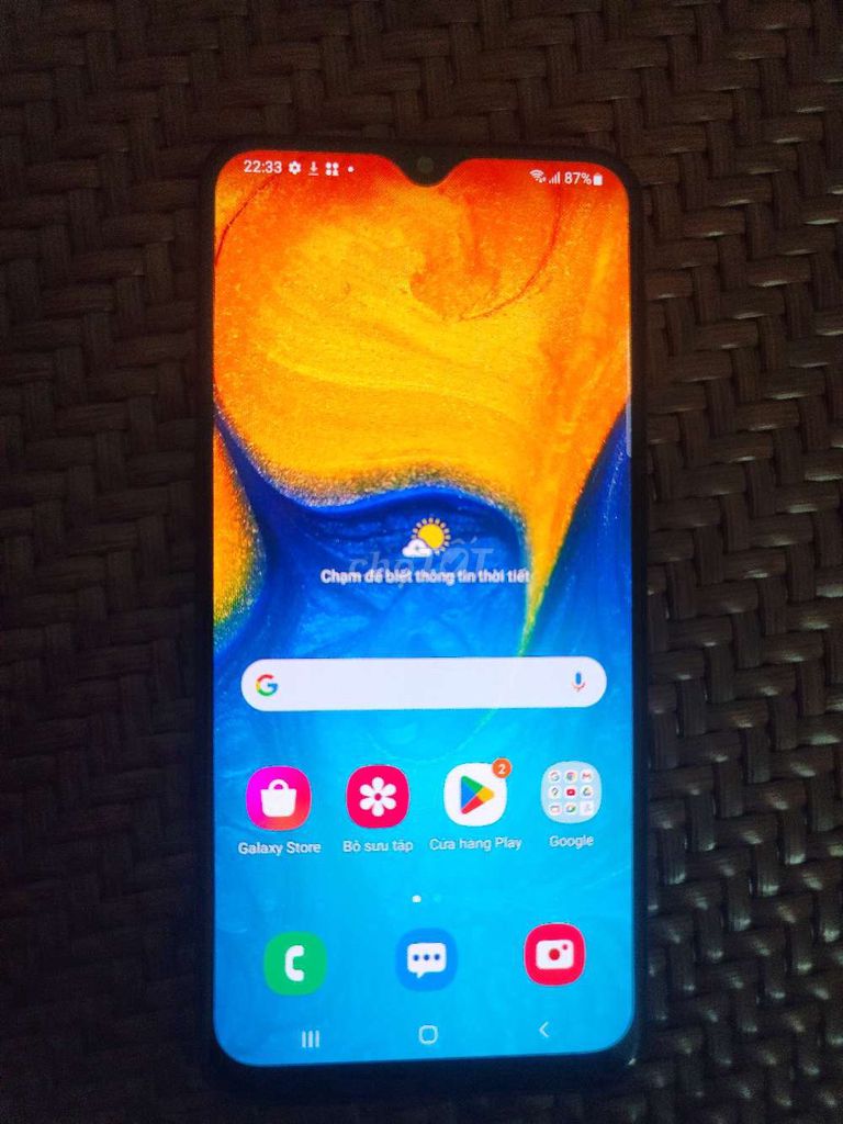 Samsung A20 Xanh Đã qua sử dụng. Mua bán Điện thoại tại Quận Hoàng Mai Hà Nội được đăng bởi Nguyễn Bá Thành hình 1
