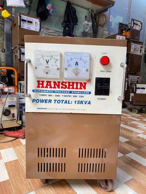 ổn áp HANSHIN 15kva dãi 90v-250v dây đồng 100%. Mua bán Đồ chuyên dụng, Giống nuôi trồng tại Quận Bình Tân Tp Hồ Chí Minh được đăng bởi Ổn Áp