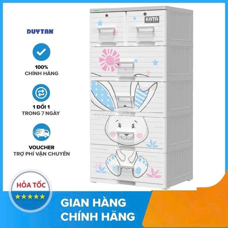 Tủ nhựa kata Duy Tân 5 tầng 6 ngăn