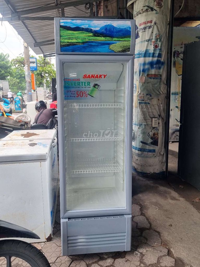 Thanh lý tủ mát Sanaky 250 lít chạy tốt có BH