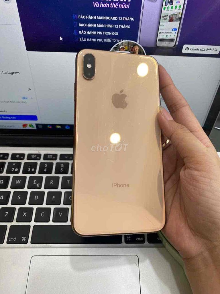 Iphone Xsm 64G Gold - LL/ A - Pin 98%. Mua bán Điện thoại tại Quận 3 Tp Hồ Chí Minh được đăng bởi Tuấn Nguyễn hình 1
