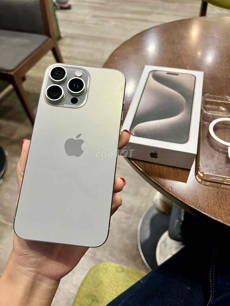 iPhone 15 Pro Max 256G TiTan FULLBOX APPLE 09/2025. Mua bán Điện thoại tại Quận 10 Tp Hồ Chí Minh được đăng bởi iStockHCM hình 1