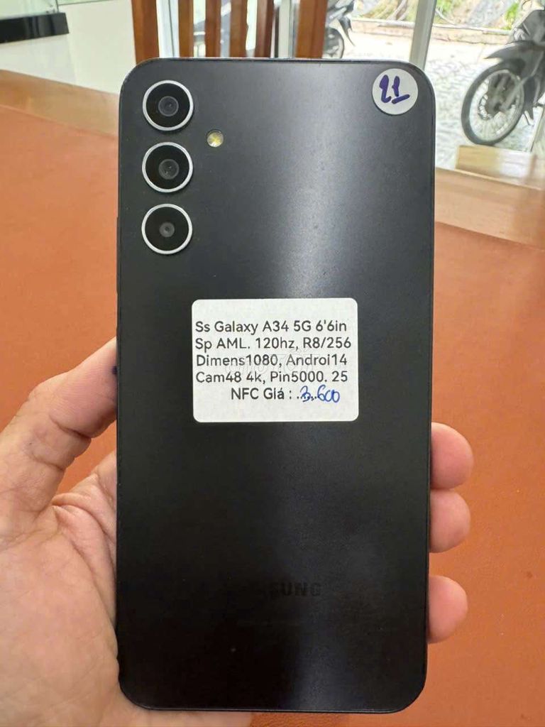 Samsung Galaxy A34 5G Đen 256GB. Mua bán Điện thoại tại Thành phố Thủ Dầu Một Bình Dương được đăng bởi TTMobileBD hình 1