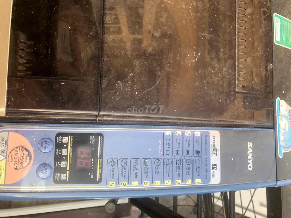 Máy giặt Sanyo 8kg Xám. Mua bán Máy giặt tại Quận 12 Tp Hồ Chí Minh được đăng bởi Vĩnh Nghi hình 1