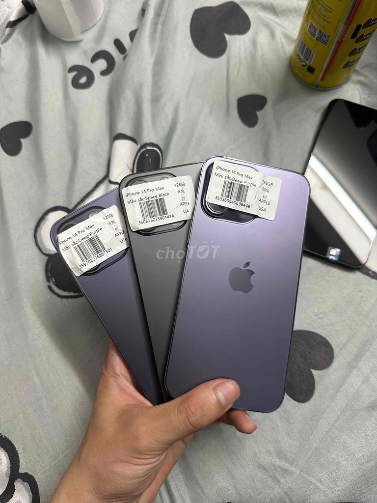 Apple iPhone 14 Pro Max 128GB Tím Mỹ. Mua bán Điện thoại tại Quận Hoàng Mai Hà Nội được đăng bởi Văn Tài Store hình 1