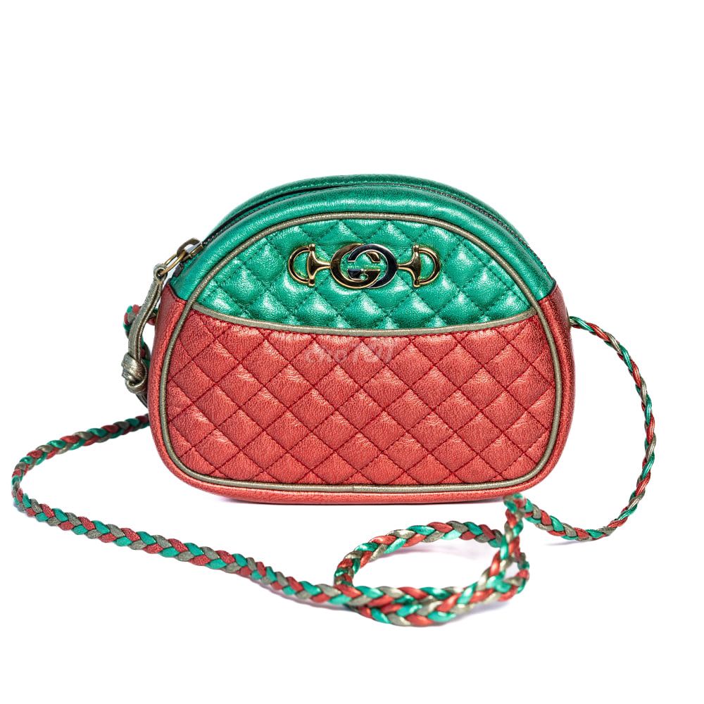 Túi xách Gucci Quilted Metallic Leather Trapuntata