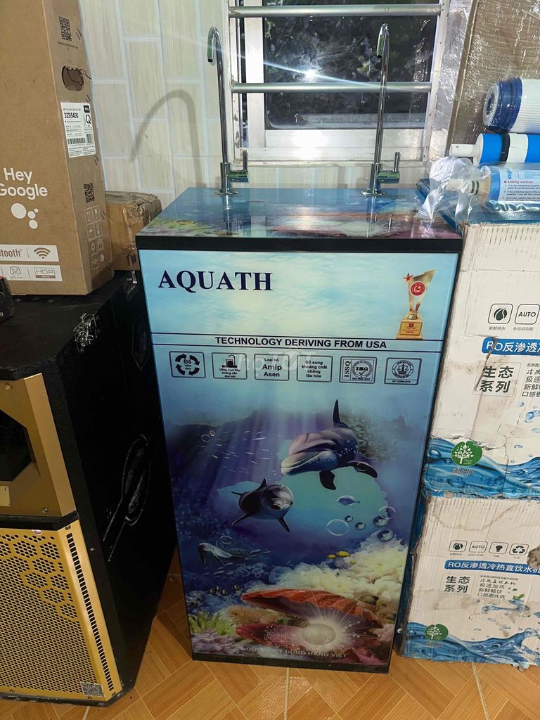 Máy lọc nước AquaTH thay full lõi lọc mới,đồ mới. Mua bán Bếp, lò, đồ điện nhà bếp tại Huyện Thạnh Phú Bến Tre được đăng bởi Tấn Bo Nguyễn hình 1