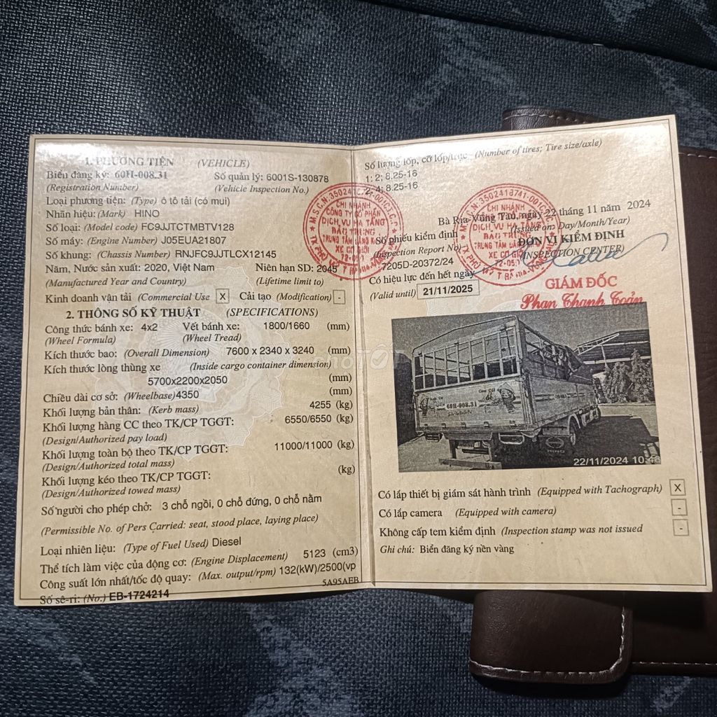 Hino FC9JTCTMBV128 2020. Mua bán Xe tải, xe ben tại Huyện Long Thành Đồng Nai được đăng bởi Văn Trường hình 2