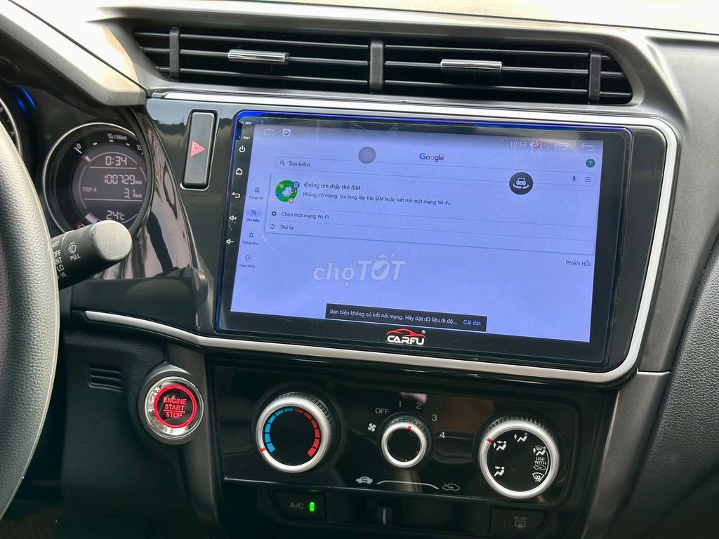 Honda City 2017 1.5CVT Nâu 100000 km. Mua bán Ô tô tại Quận Thanh Xuân Hà Nội được đăng bởi Nguyễn Huy Hoàng Đức hình 5